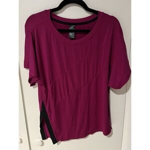 Champion C9 Womens Top Size XS Pink Asymmetrical Duo Dry Athleisure Runs Big